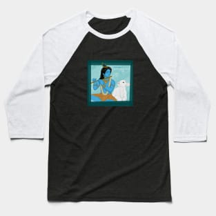 Krishna play flute Baseball T-Shirt